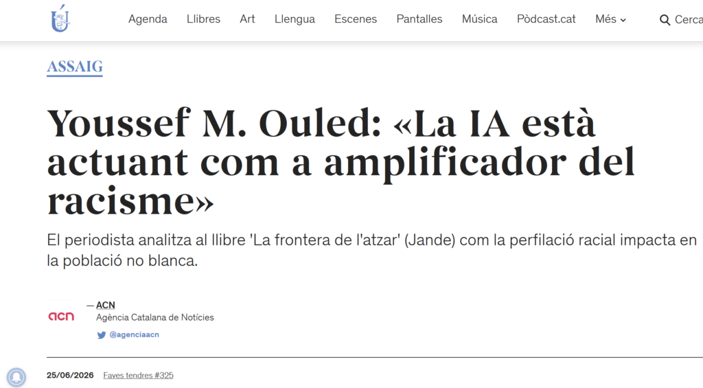 Entrevista Núvol Youssef Ouled Ouled