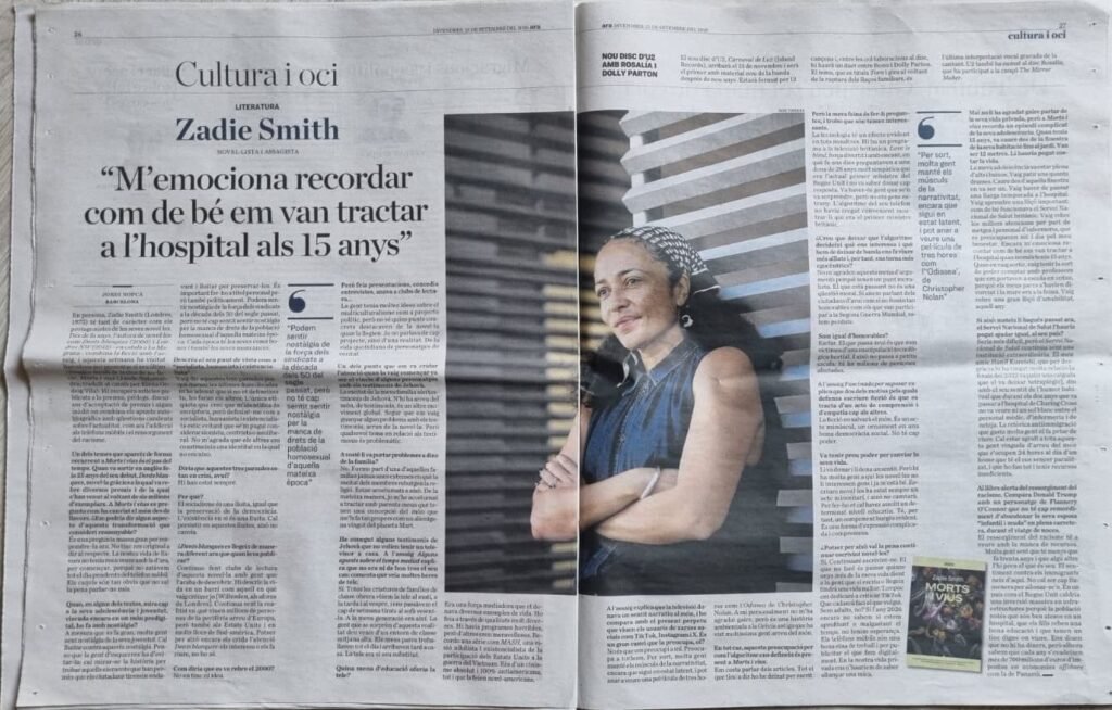 Entrevista Jordi Nopca Zadie Smith Jande